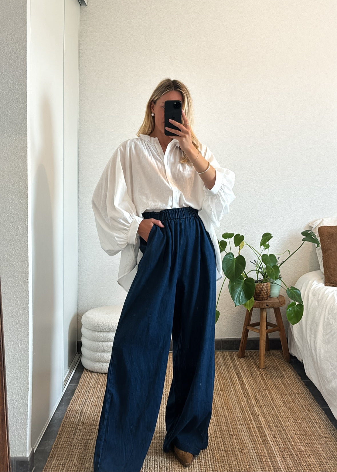 BLOUSE LISETTE - BLANC