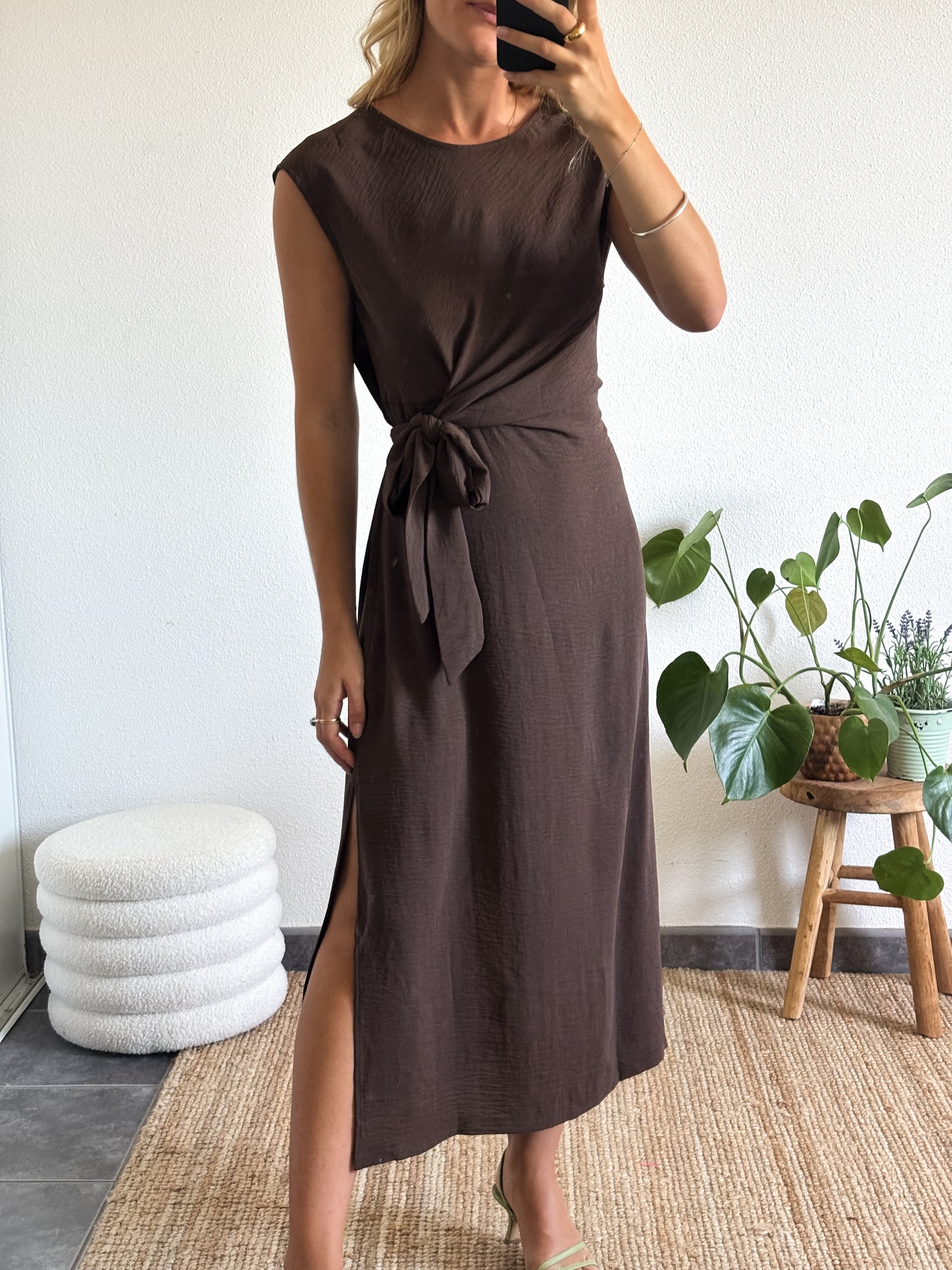 ROBE AGATHE - CHOCOLAT