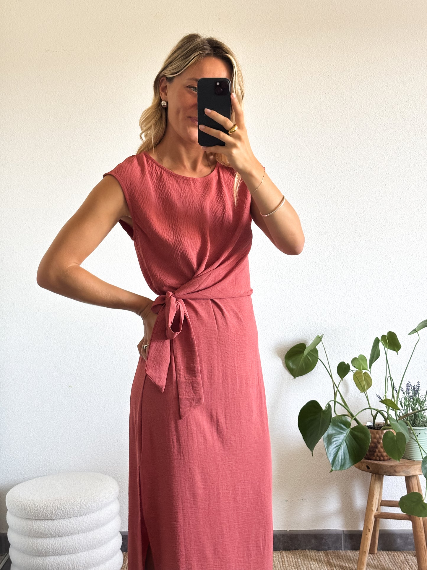 ROBE AGATHE - ROSE