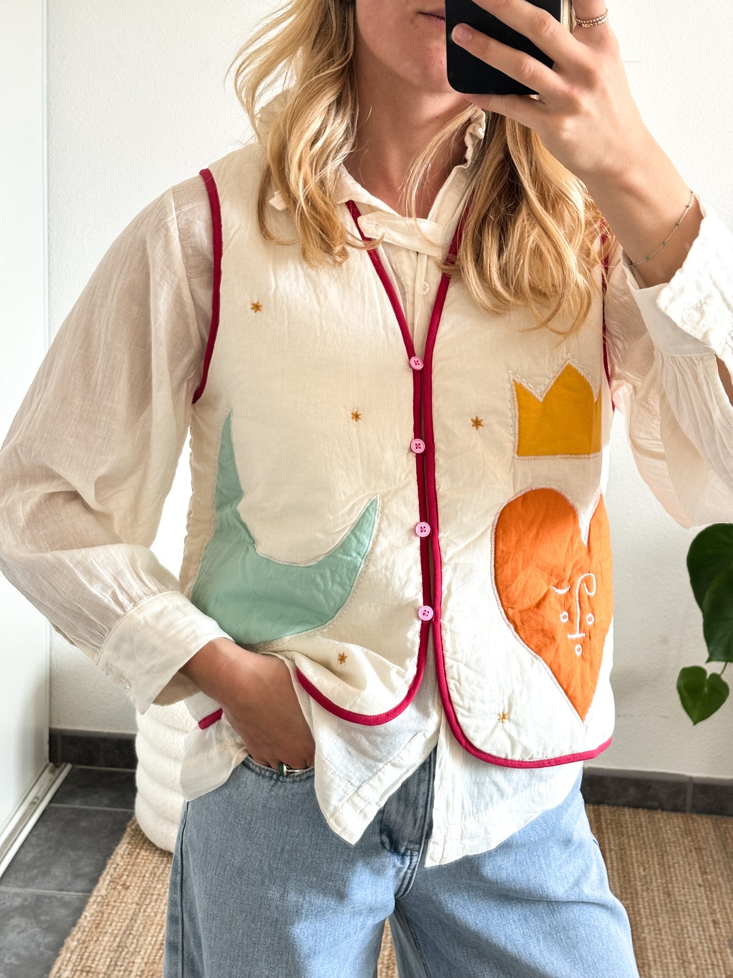 GILET ELIOT - ROSE