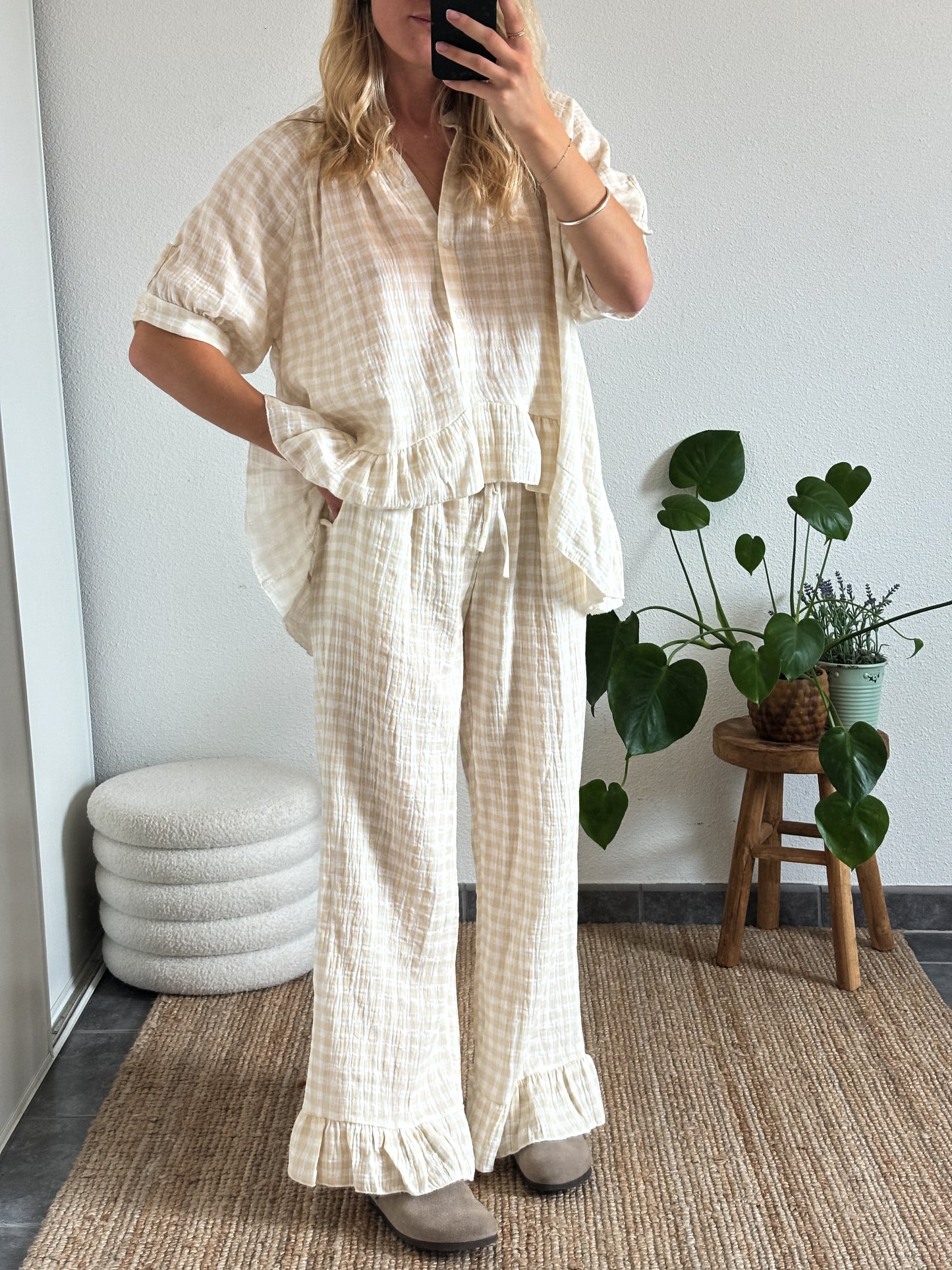 PANTALON NOÉ - BEIGE