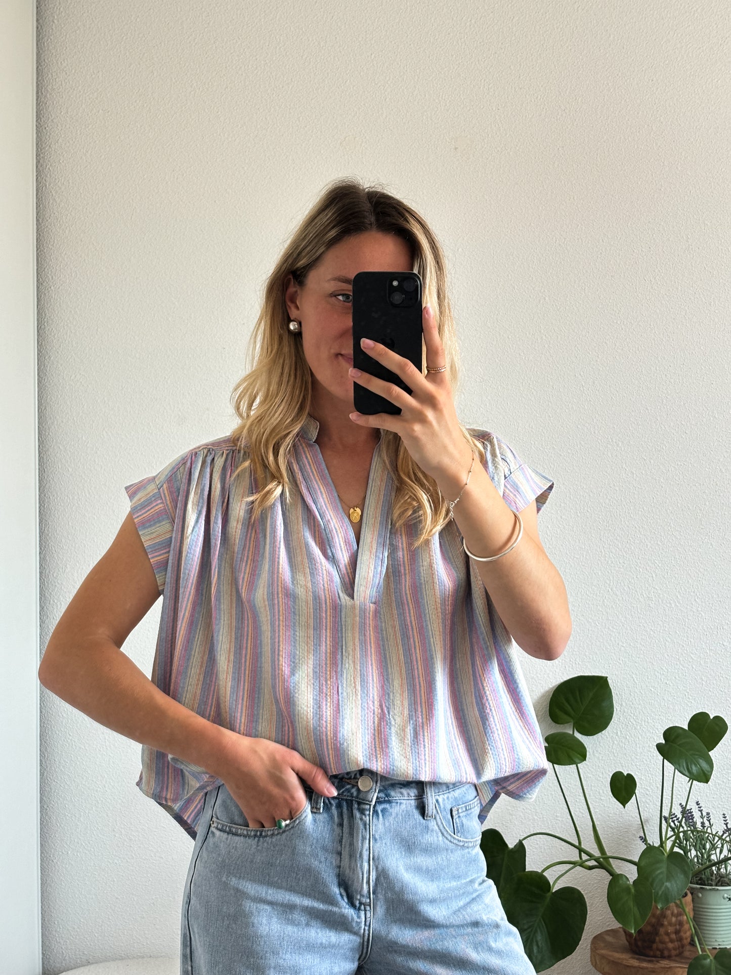 BLOUSE SALOMÉ - BLEU