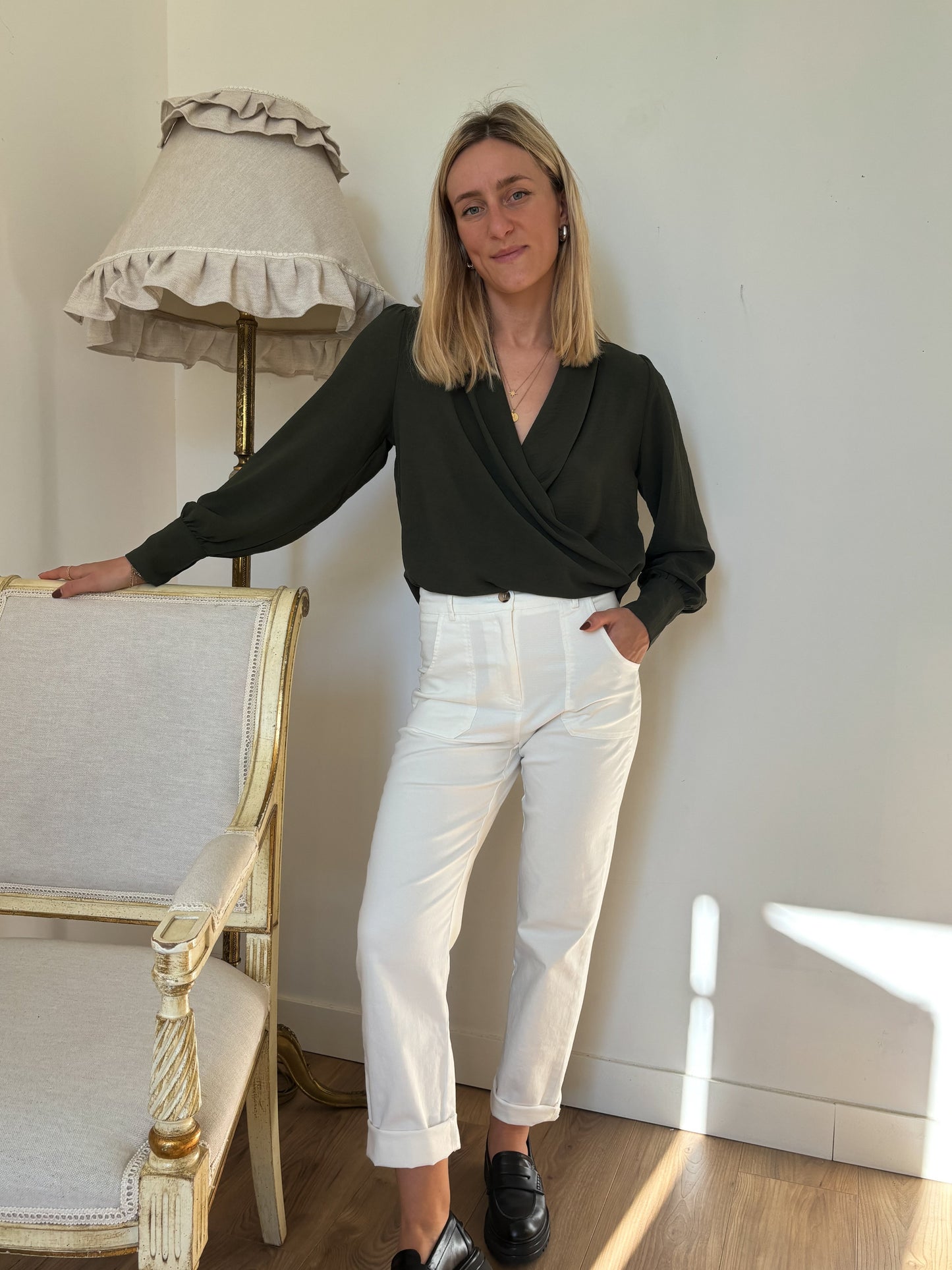 BLOUSE CHLOÉ - KAKI