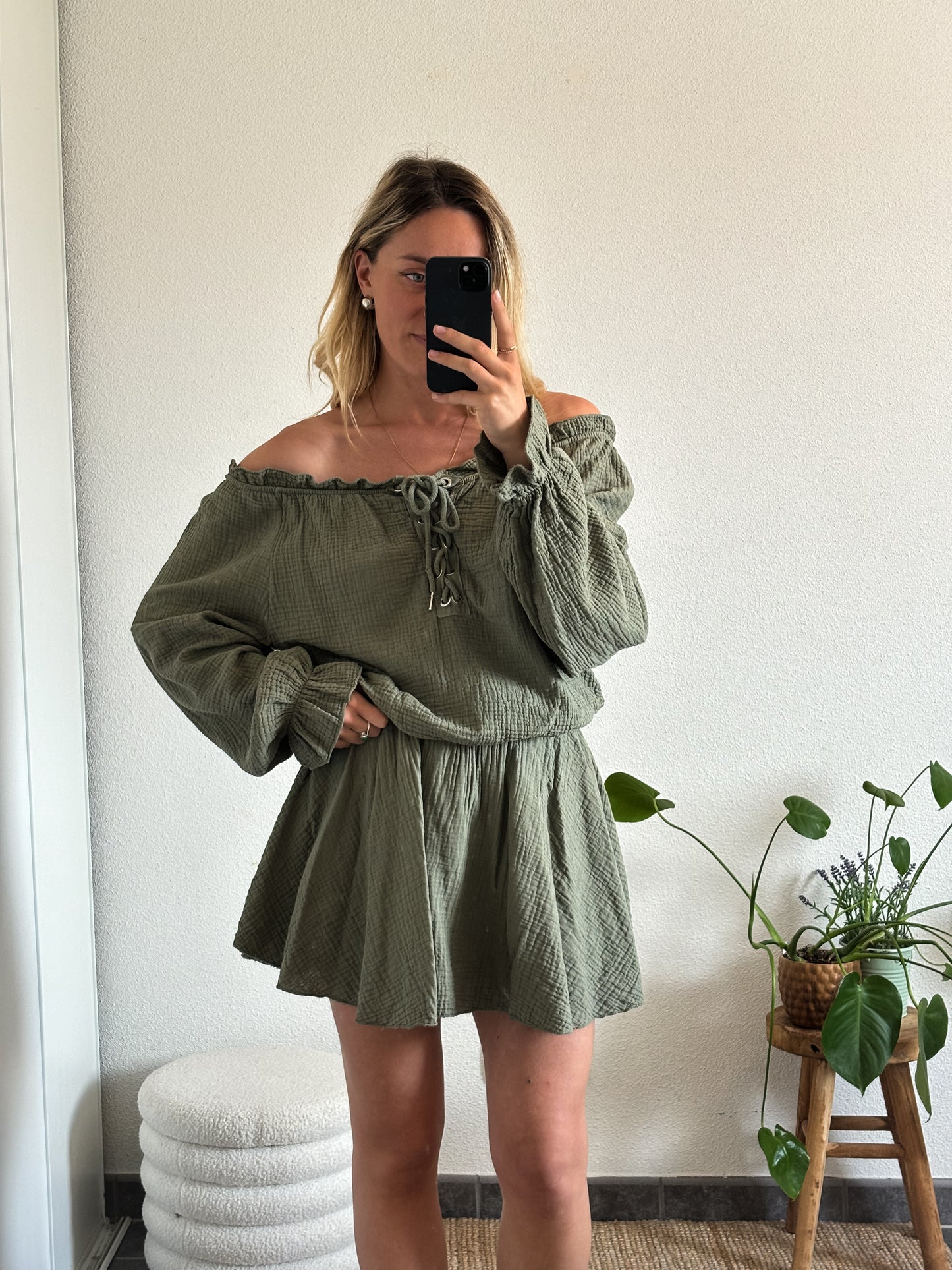 COMBISHORT LORETTA - KAKI