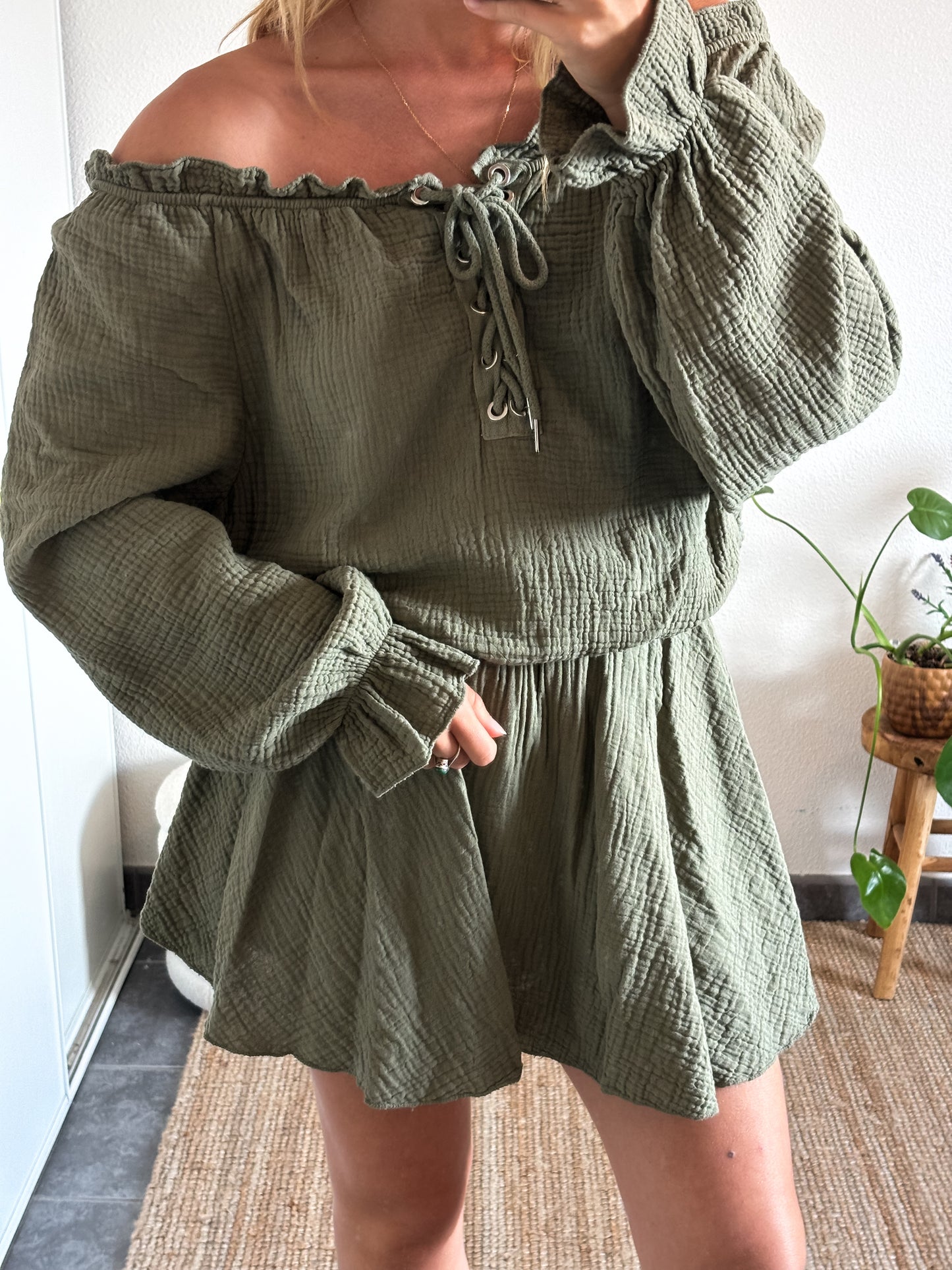 COMBISHORT LORETTA - KAKI