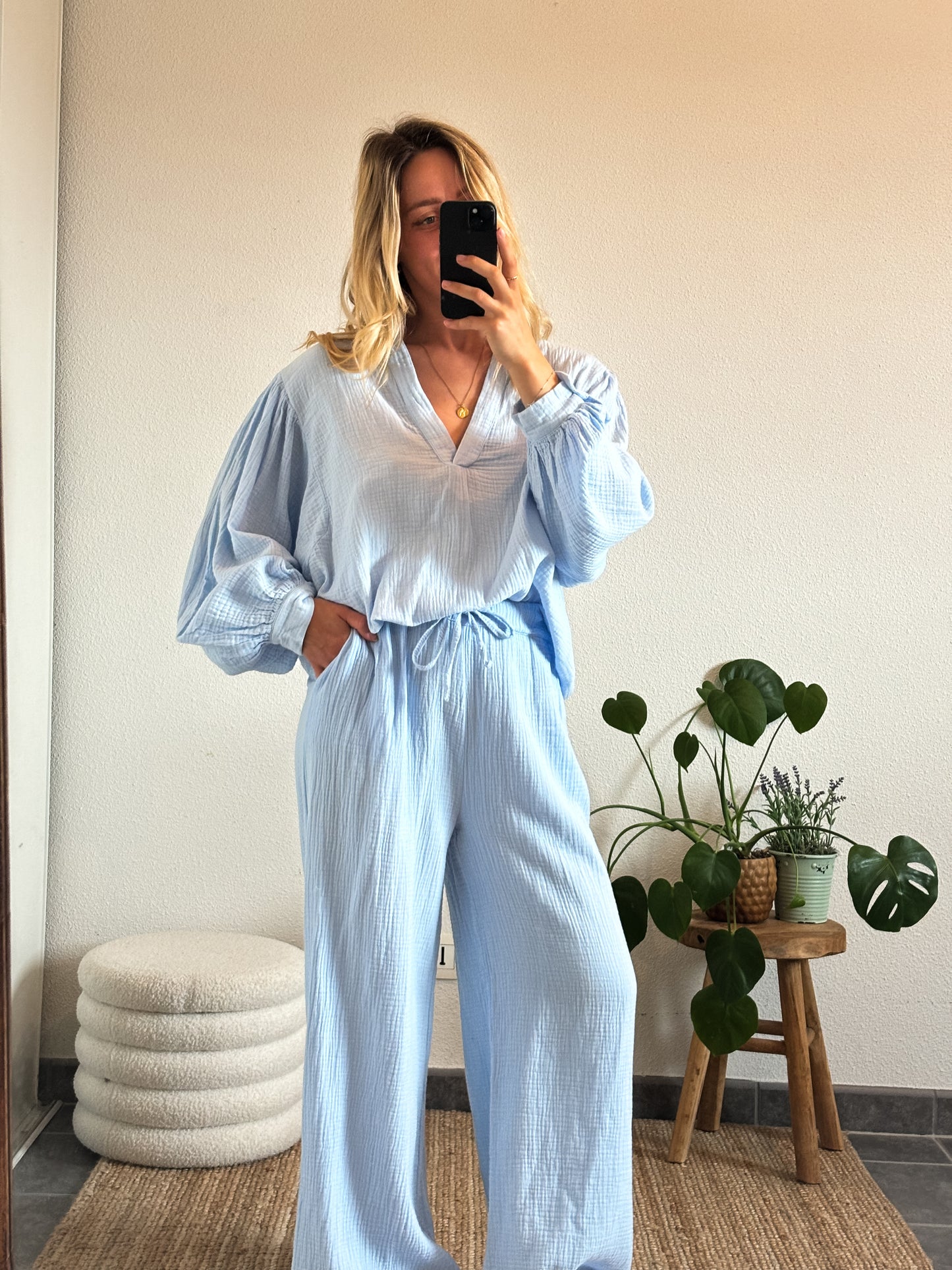 PANTALON TIM - BLEU