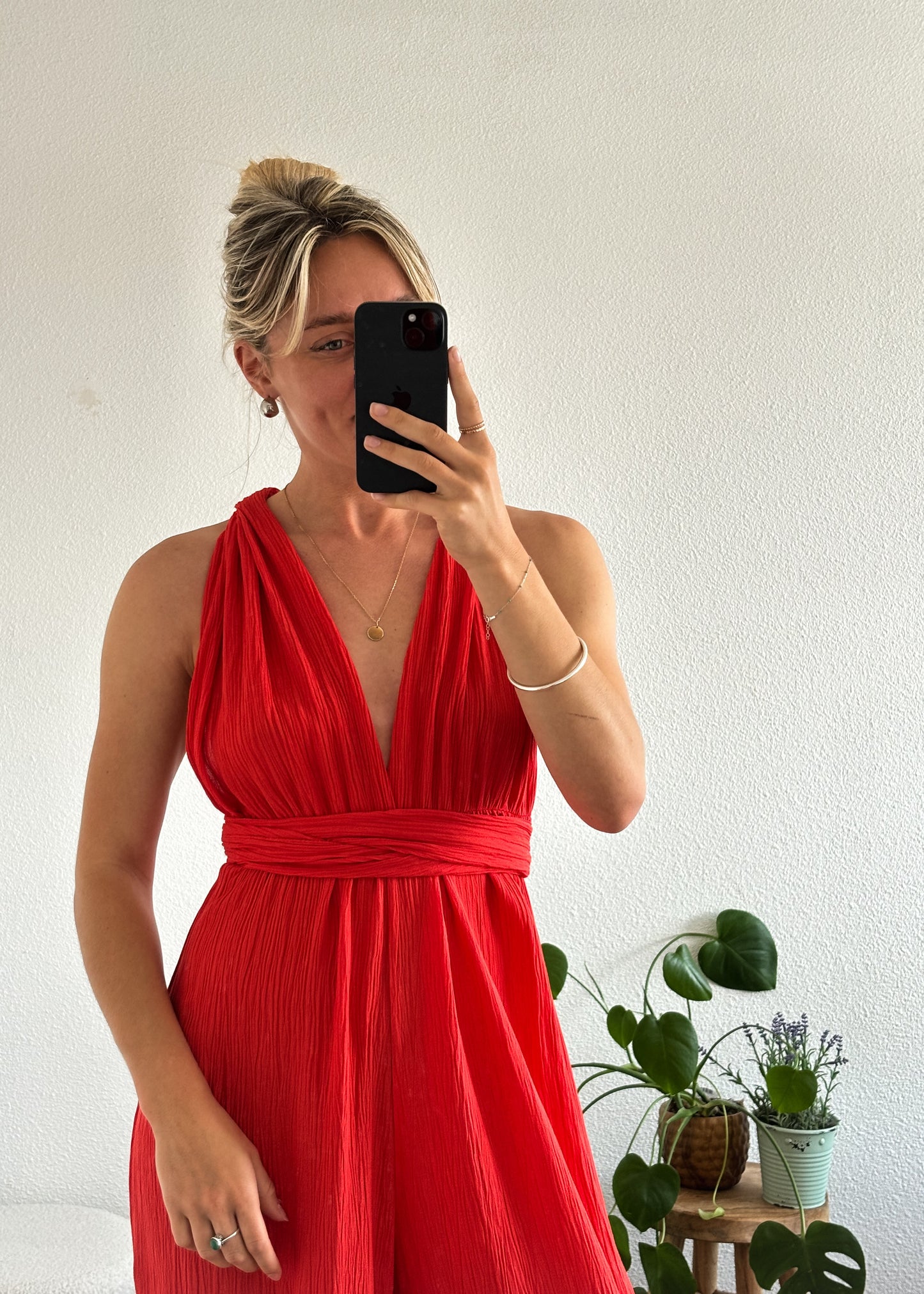 COMBINAISON ÉLÉA - ROUGE ORANGÉ