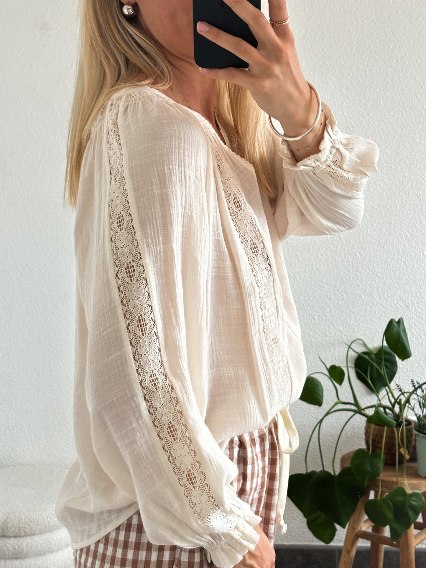 BLOUSE LAURA - BEIGE
