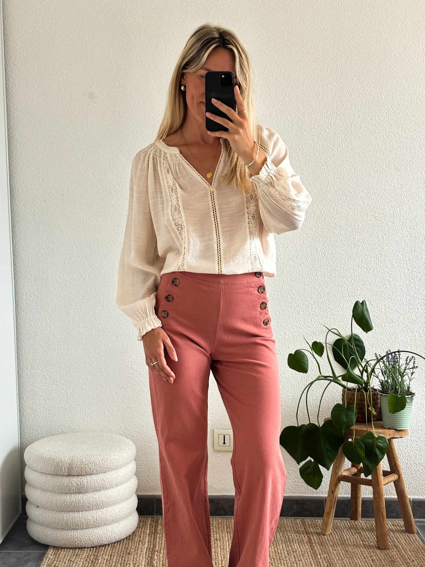 BLOUSE LAURA - BEIGE