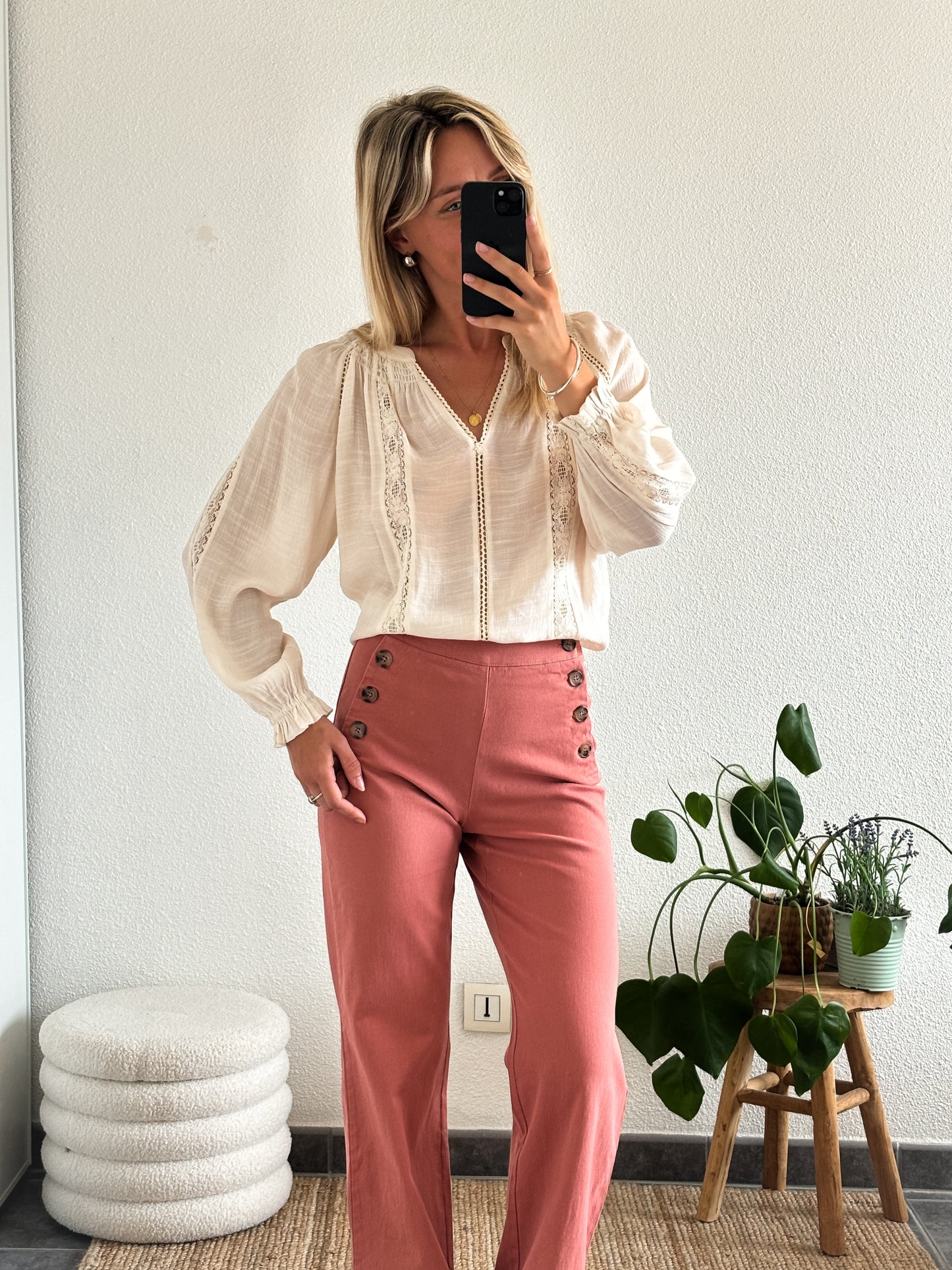 BLOUSE LAURA - BEIGE