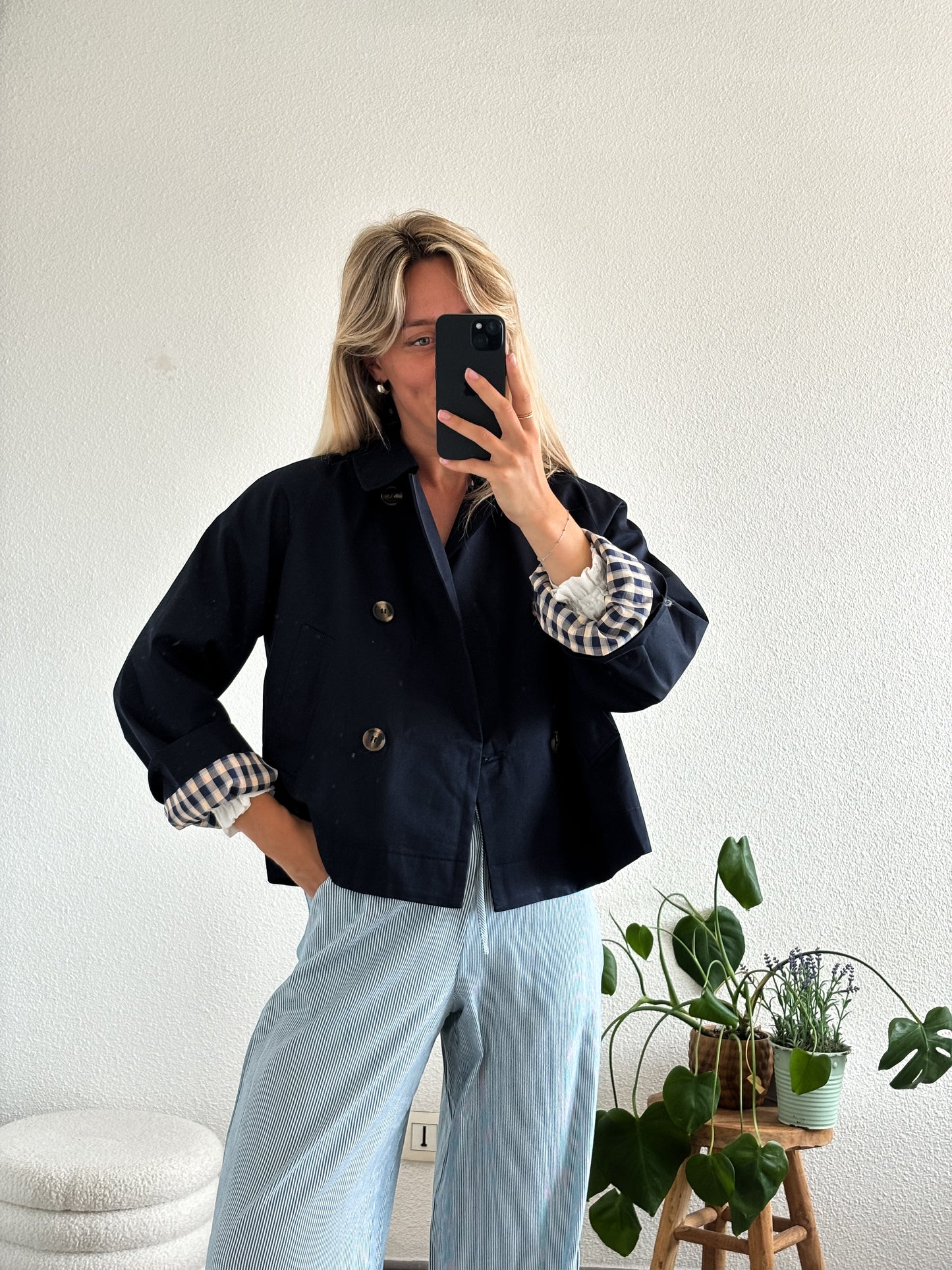 TRENCH TAO - BLEU MARINE