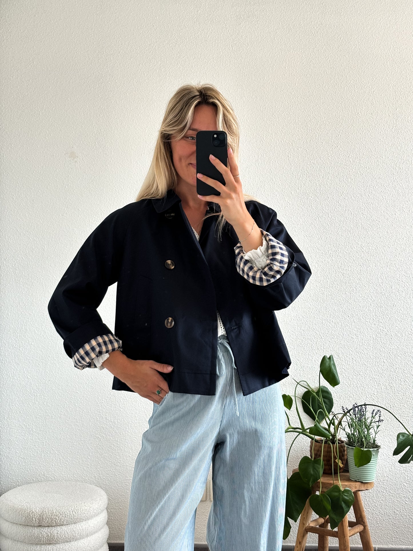 TRENCH TAO - BLEU MARINE