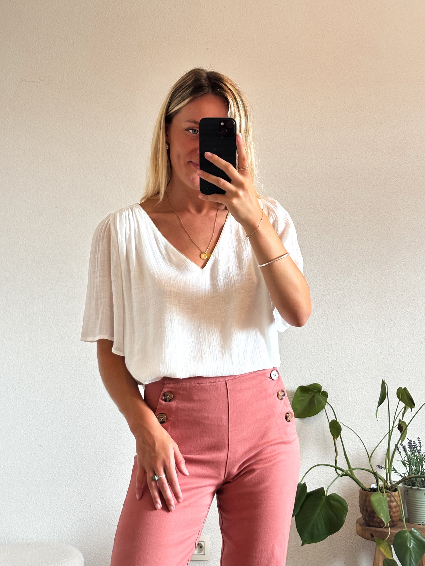 BLOUSE JOANNE - BLANC