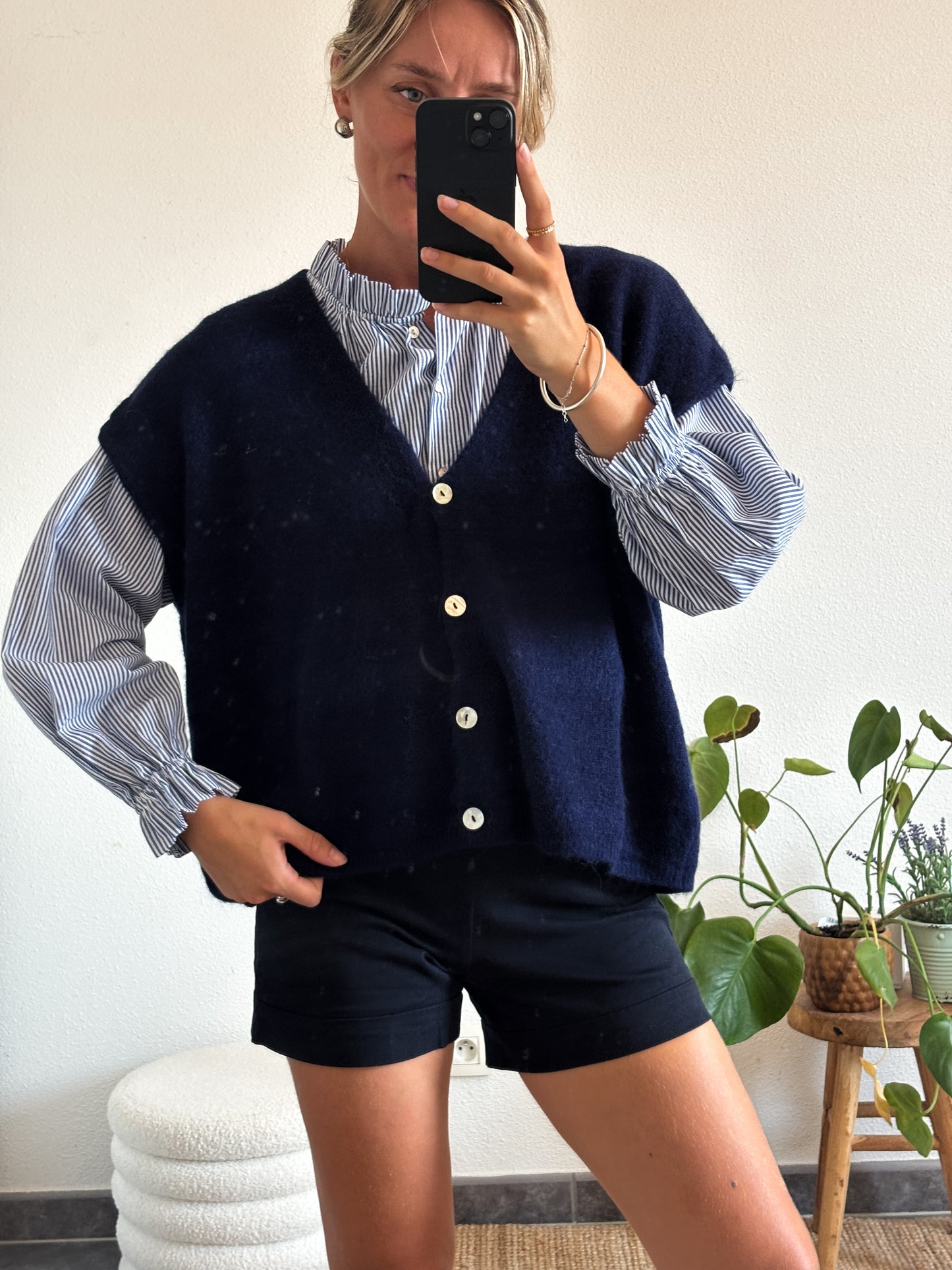 GILET EVA - BLEU MARINE