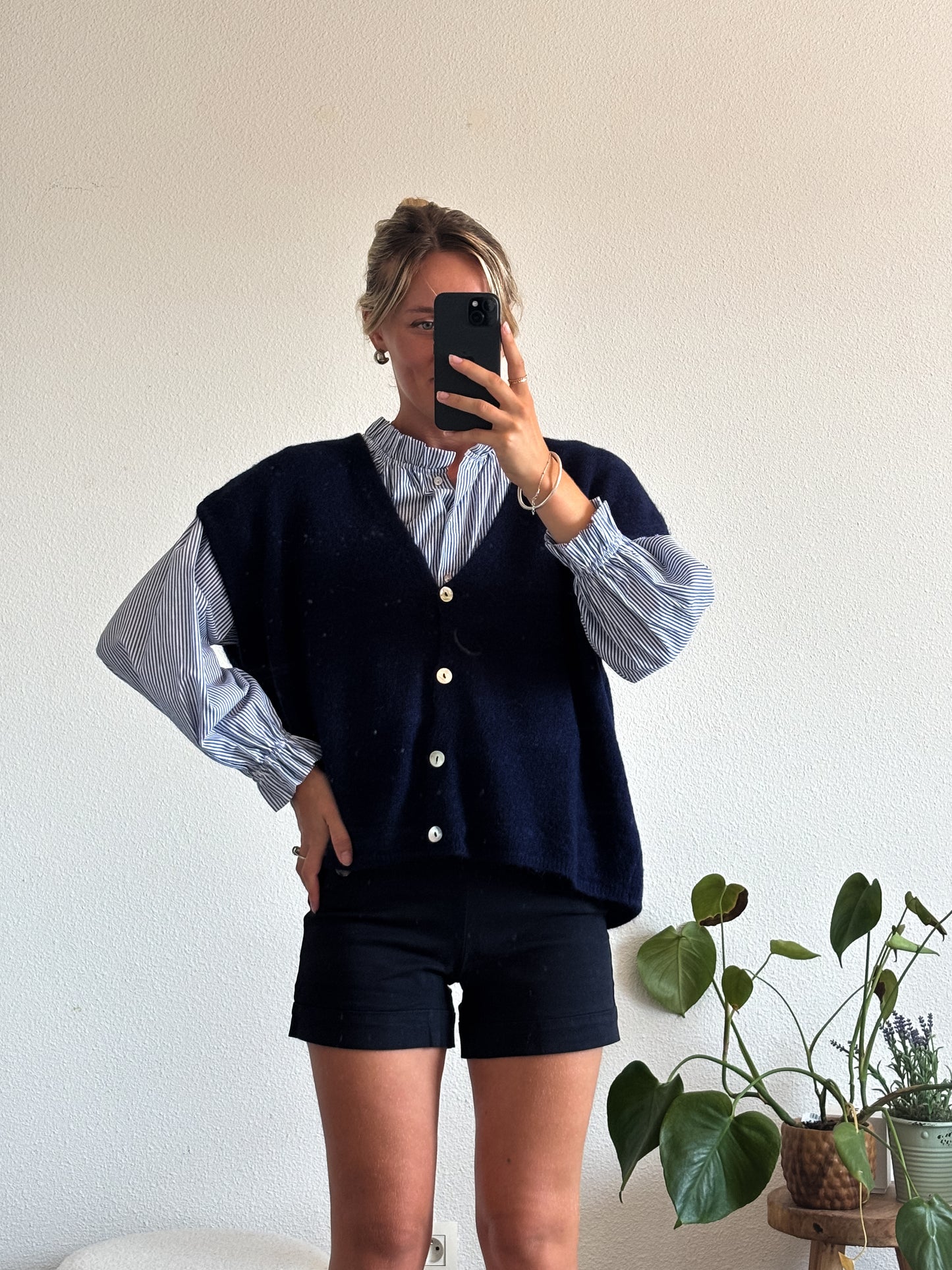 GILET EVA - BLEU MARINE