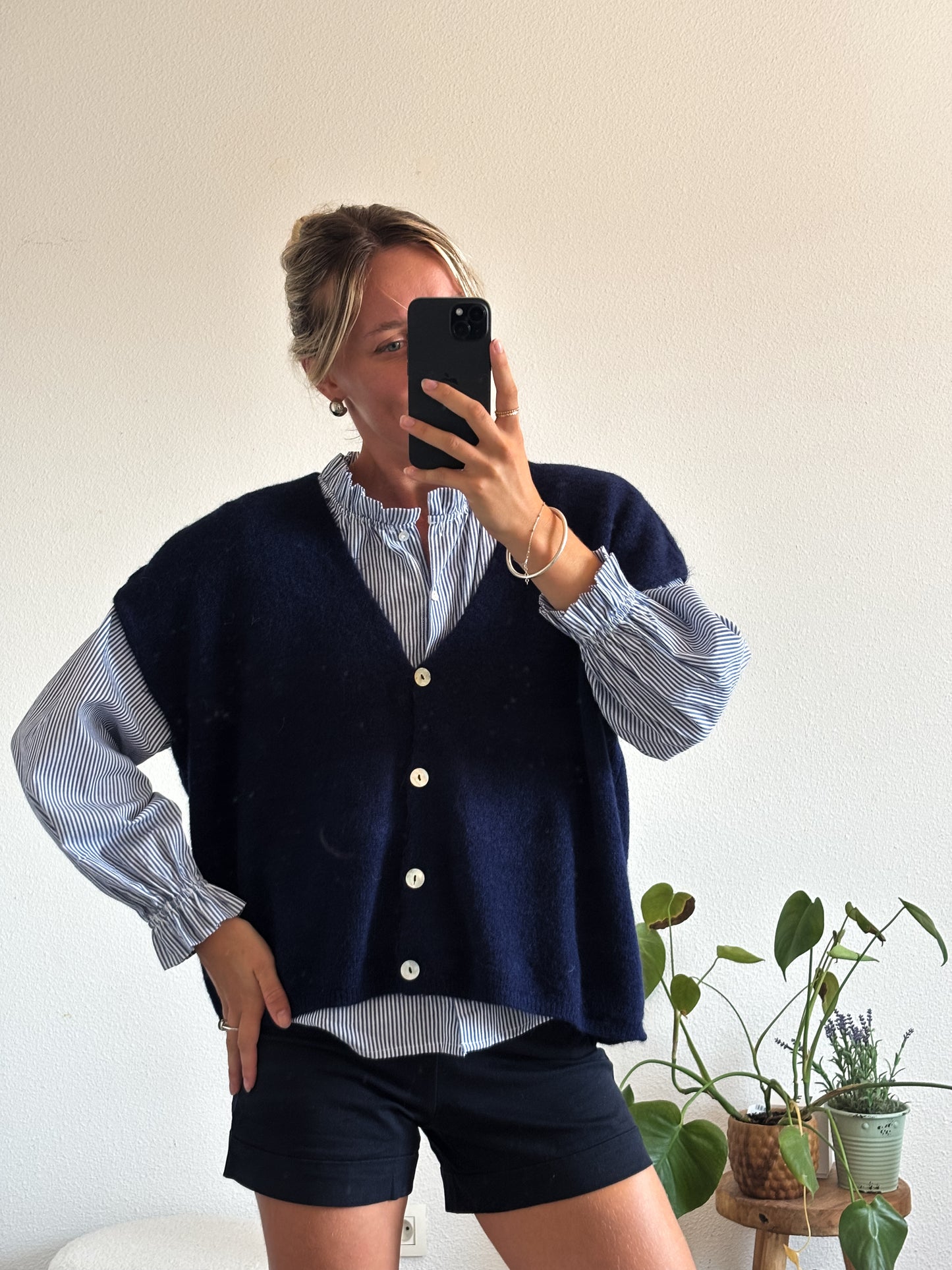 GILET EVA - BLEU MARINE