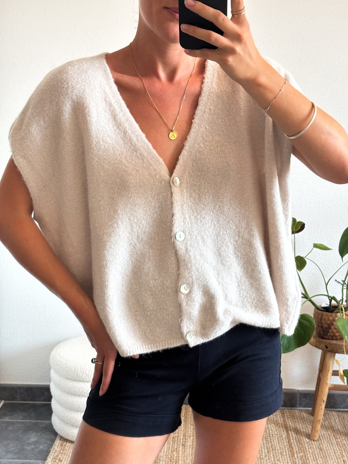 GILET EVA - BEIGE