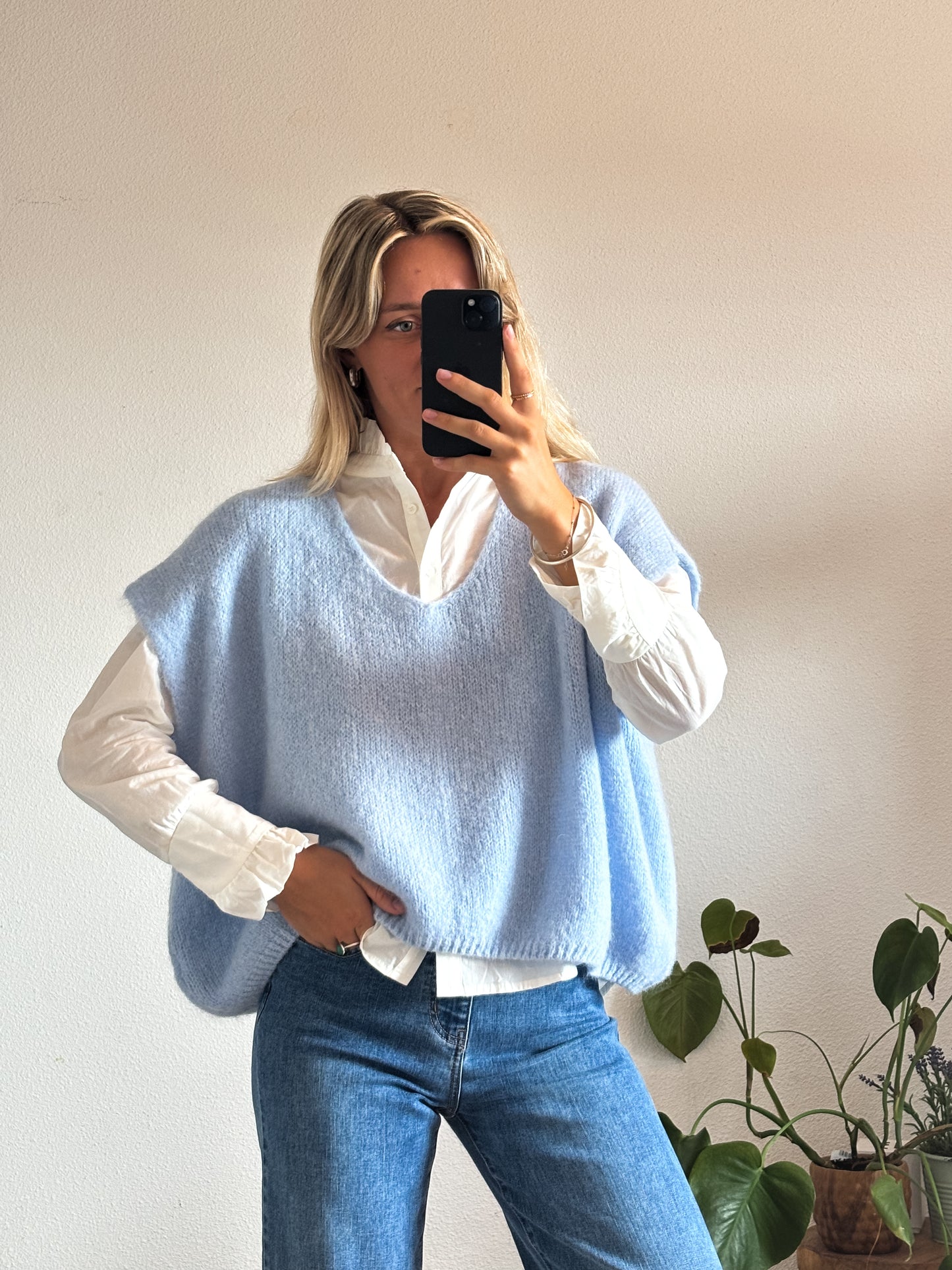 PULL LUCAS - BLEU CIEL
