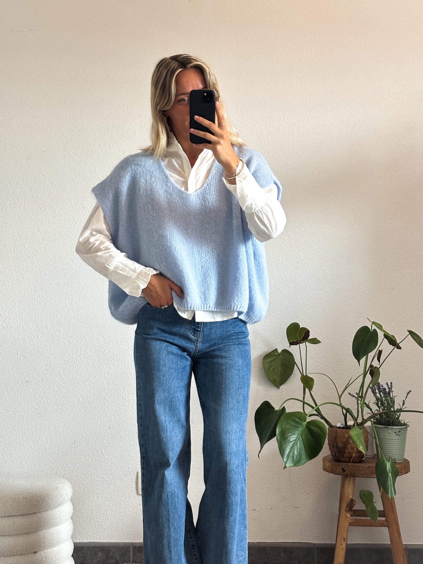 PULL LUCAS - BLEU CIEL