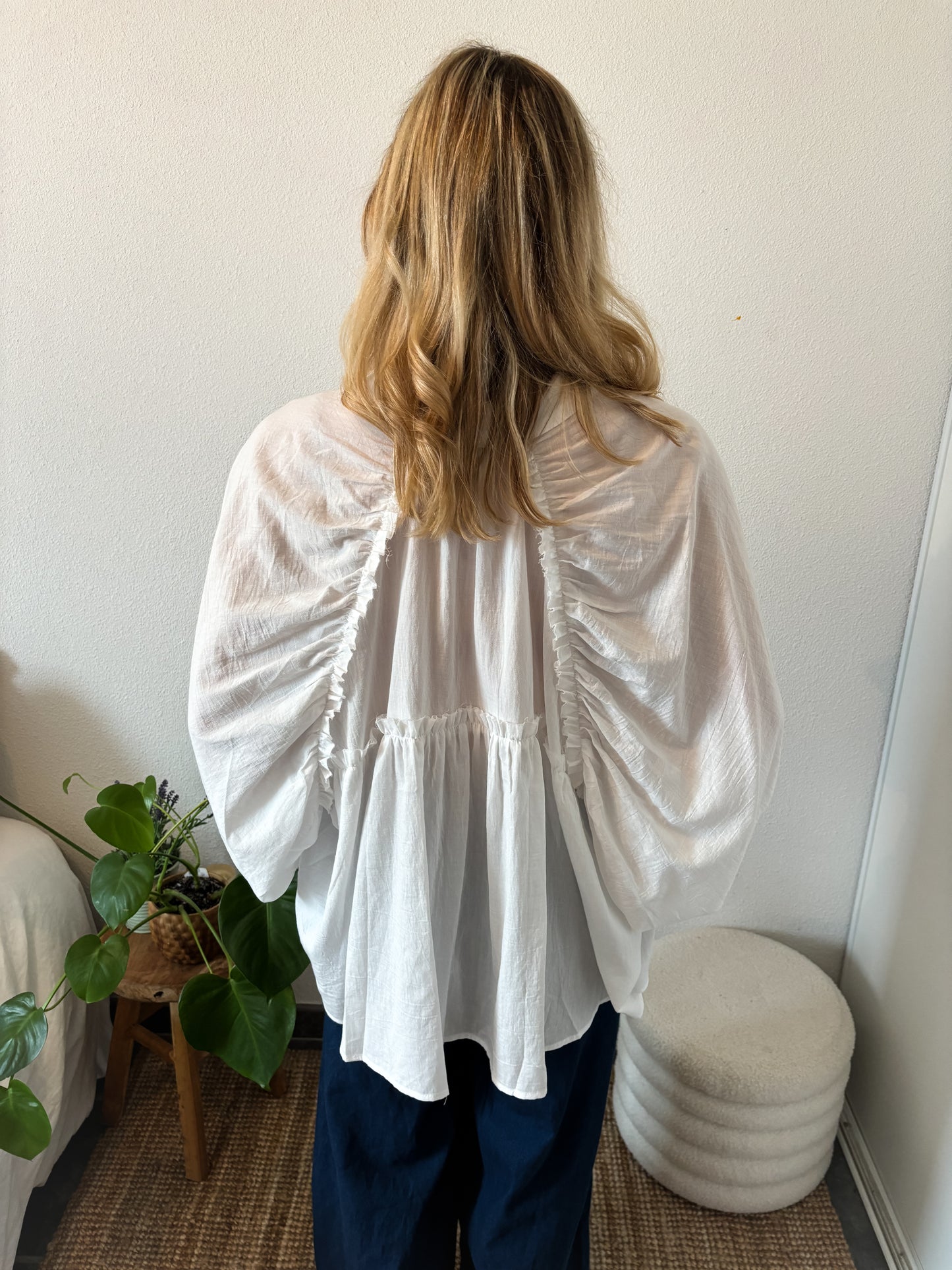 BLOUSE LISETTE - BLANC