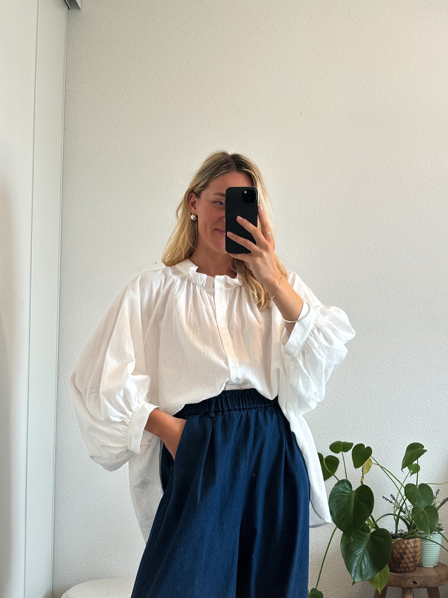 BLOUSE LISETTE - BLANC
