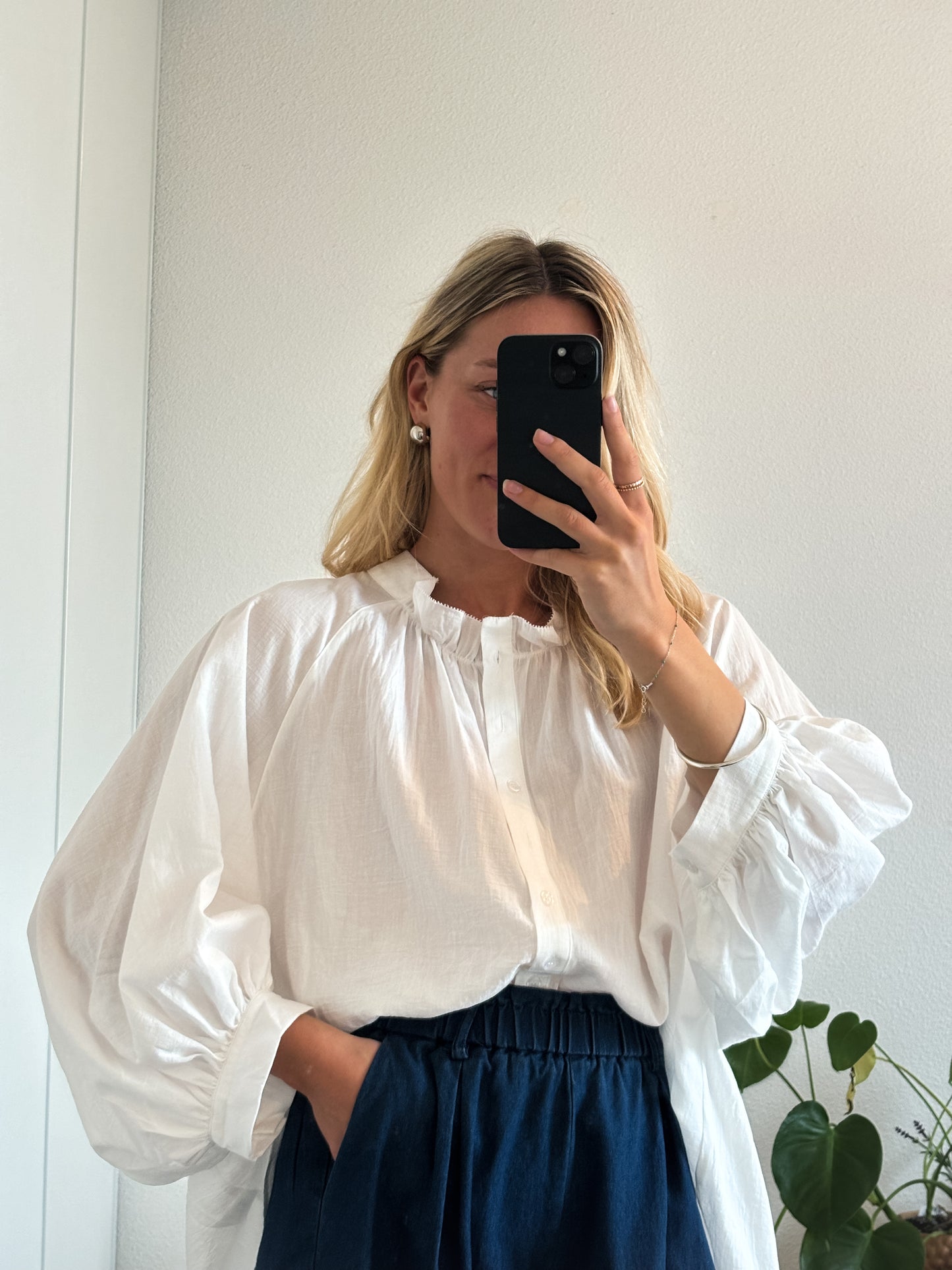 BLOUSE LISETTE - BLANC
