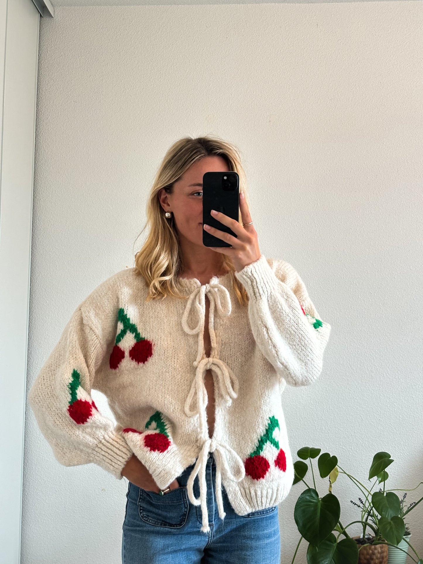 GILET CERISE