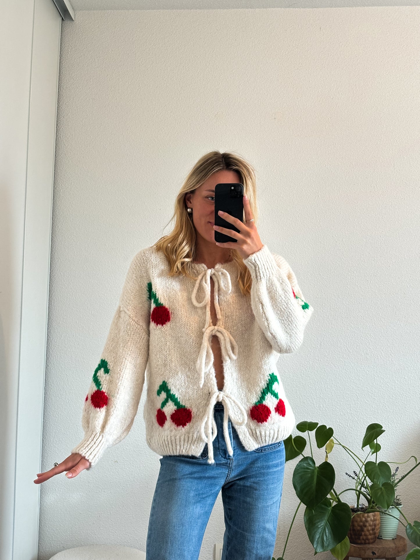 GILET CERISE