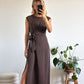 ROBE AGATHE - CHOCOLAT