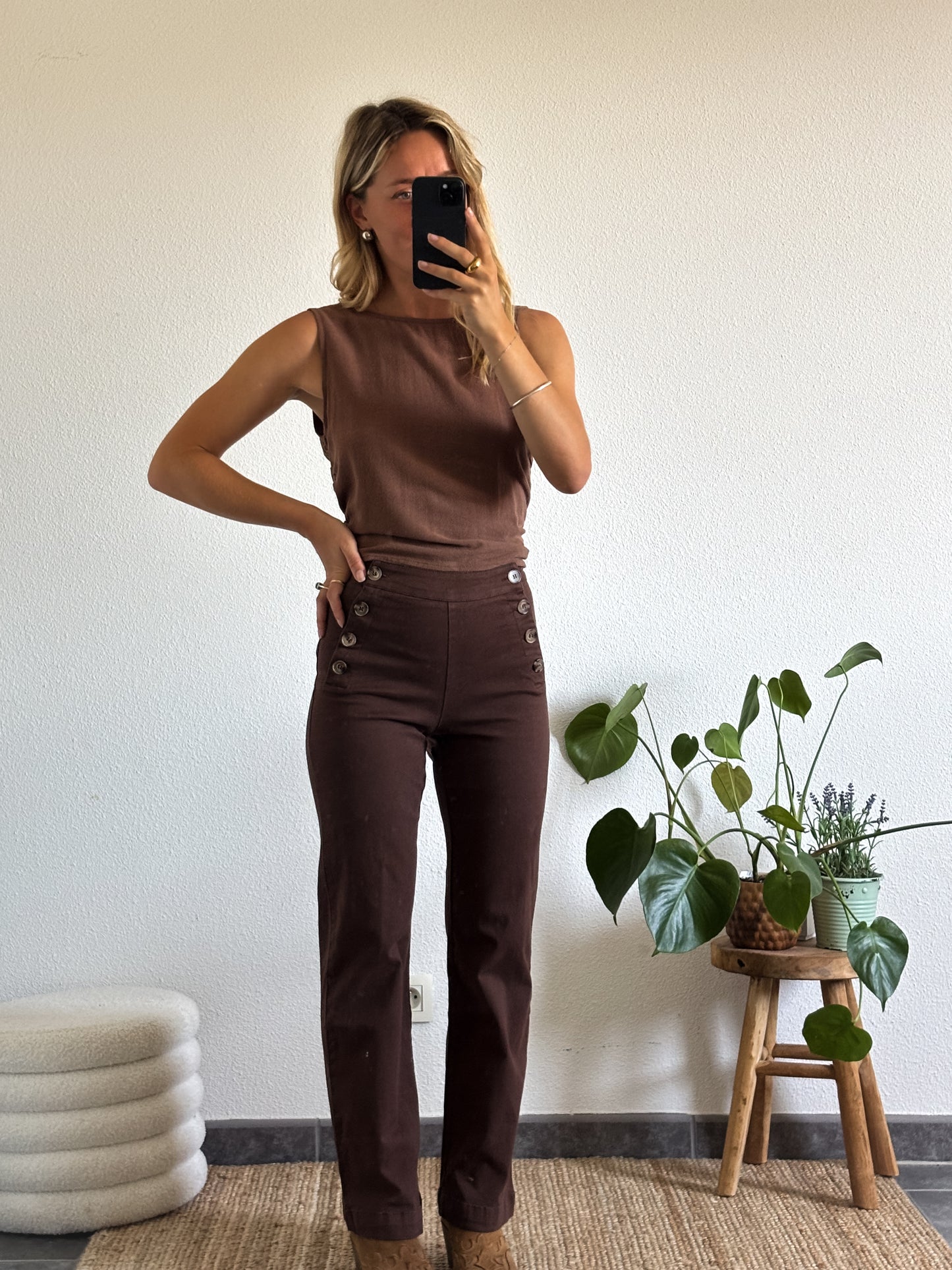 PANTALON HARRY - MARRON