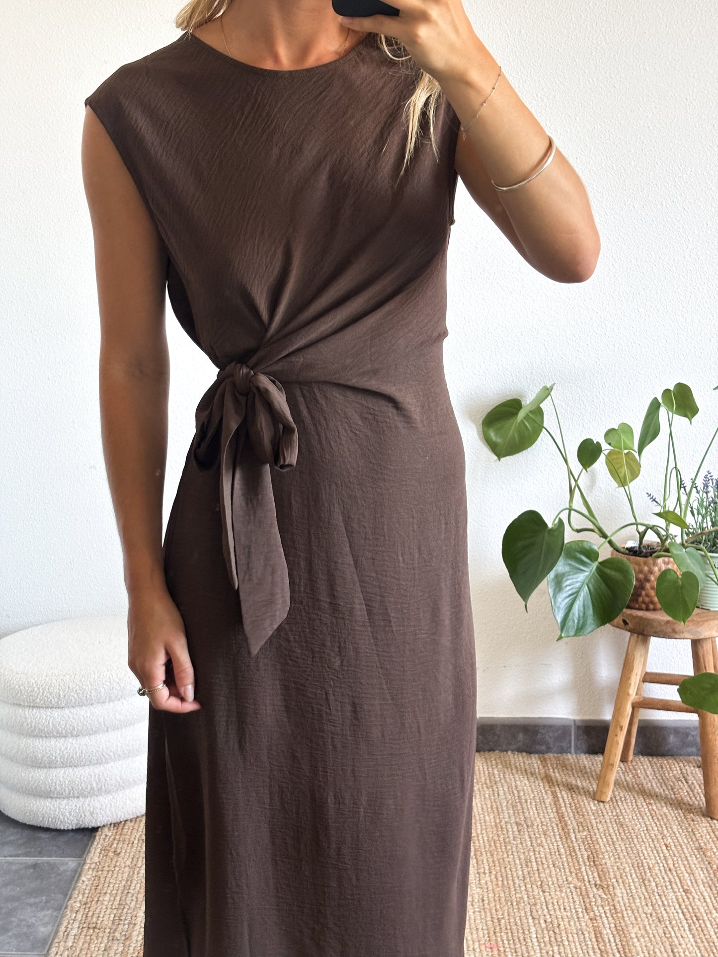 ROBE AGATHE - CHOCOLAT