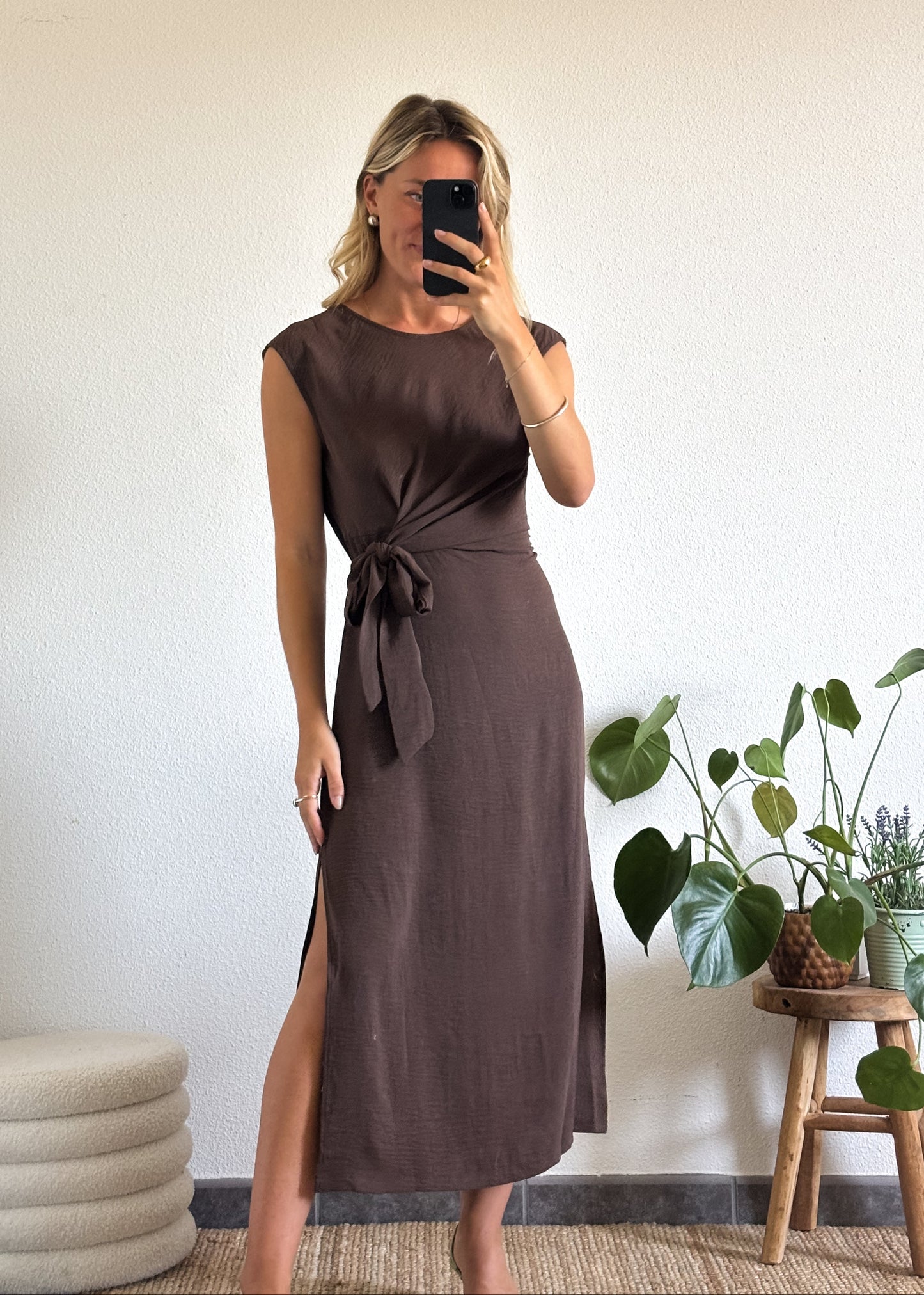 ROBE AGATHE - CHOCOLAT