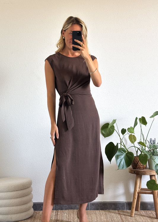 ROBE AGATHE - CHOCOLAT