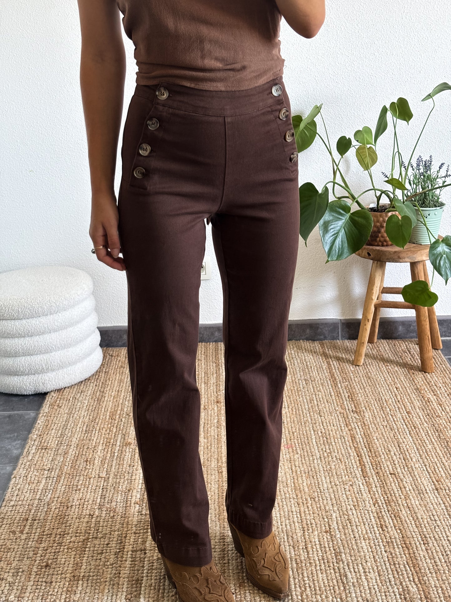 PANTALON HARRY - MARRON