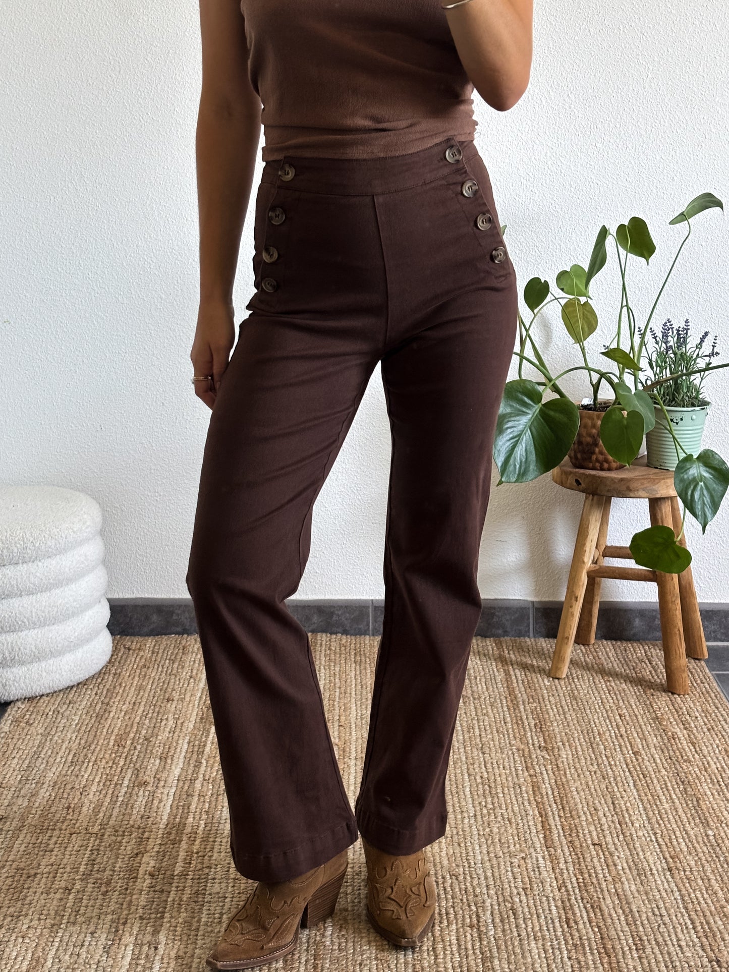 PANTALON HARRY - MARRON