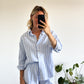 CHEMISE DIANE RAYÉE BLEU