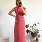 ROBE AGATHE - ROSE