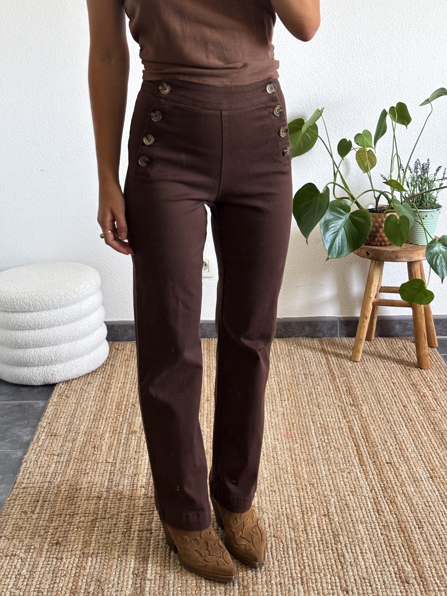 PANTALON HARRY - MARRON