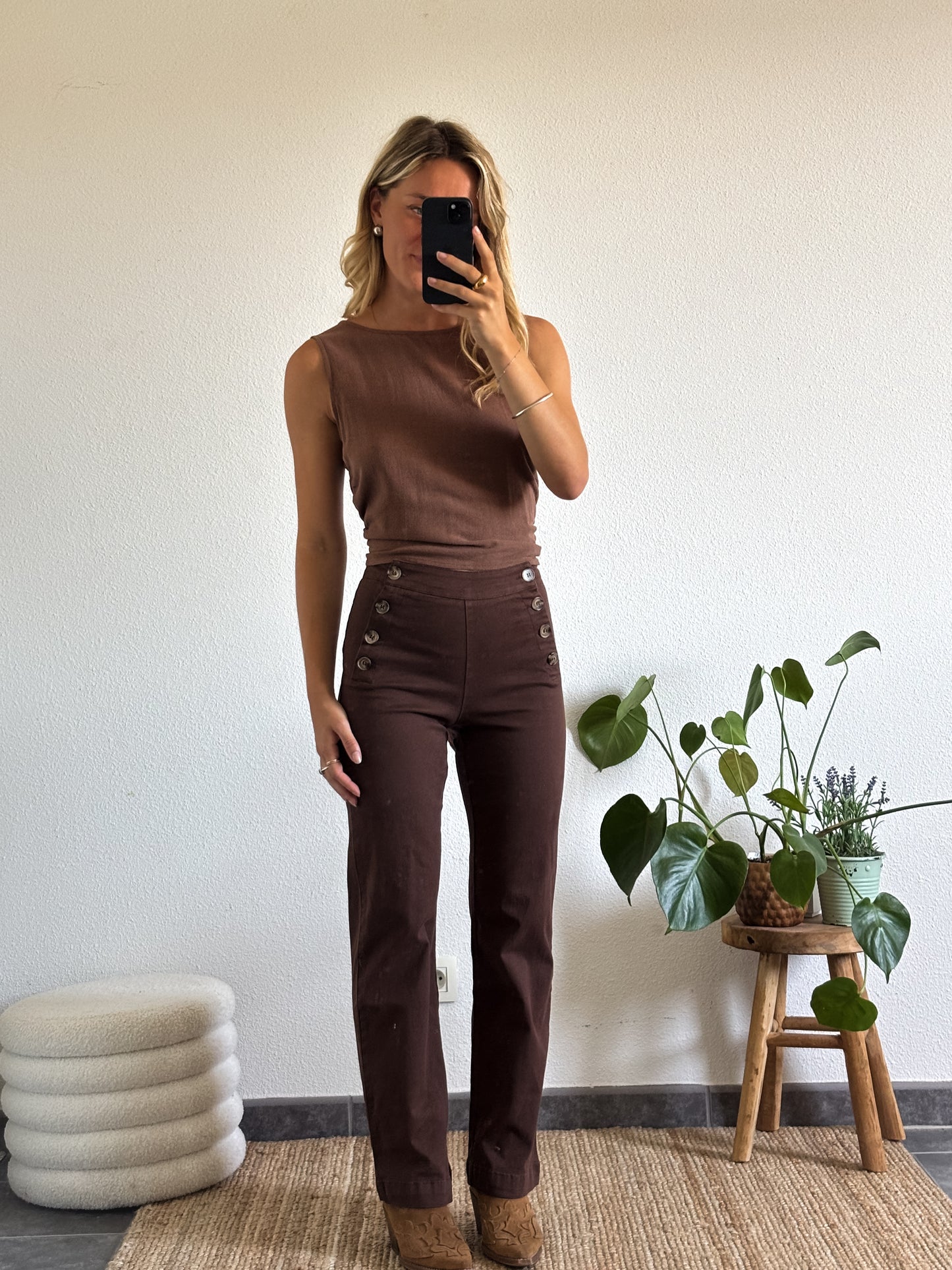 PANTALON HARRY - MARRON