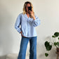 CHEMISE BILLIE - BLEU CLAIR
