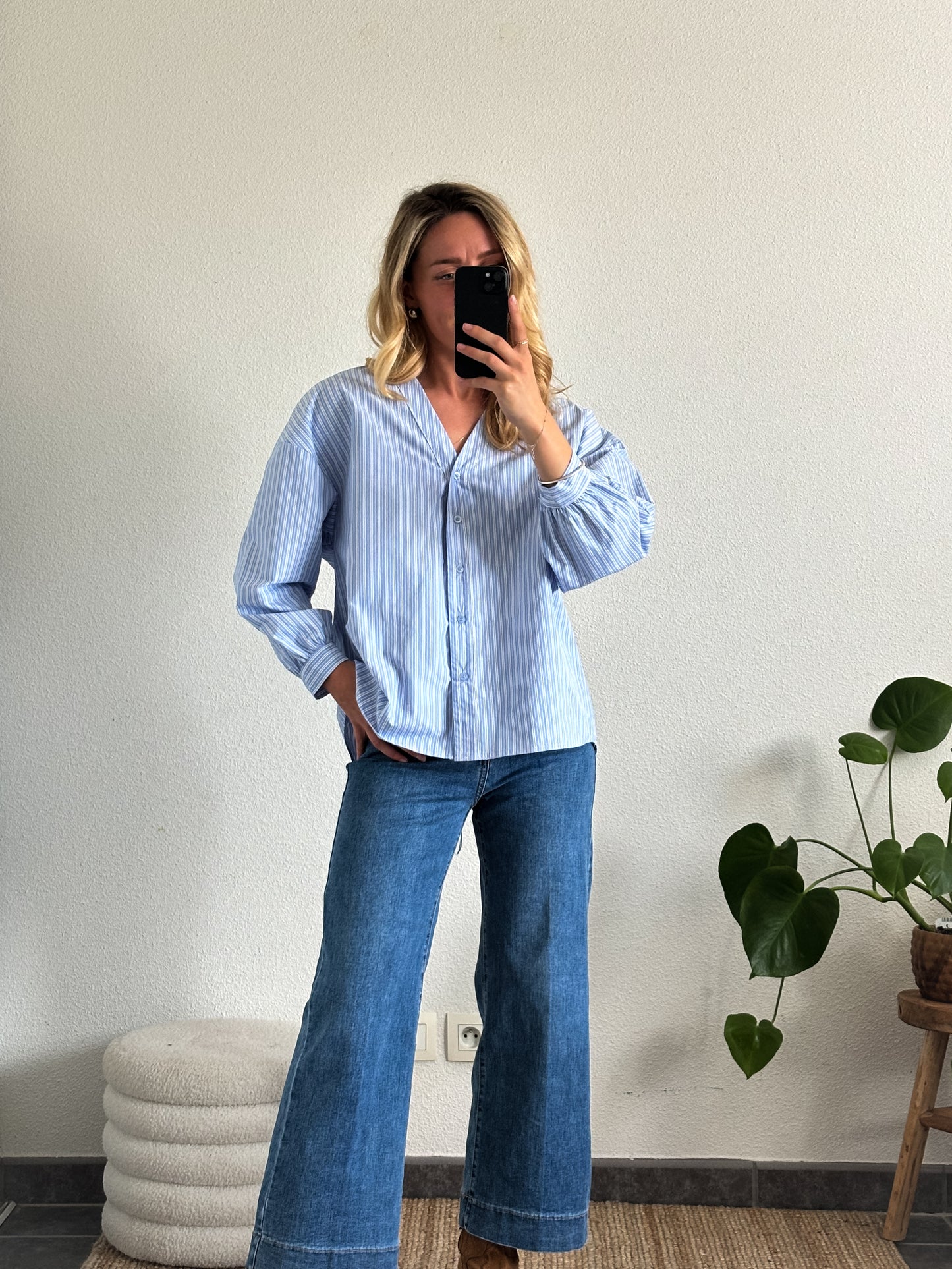 CHEMISE BILLIE - BLEU CLAIR