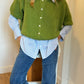 GILET FLOR - VERT OLIVE