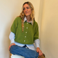 GILET FLOR - VERT OLIVE
