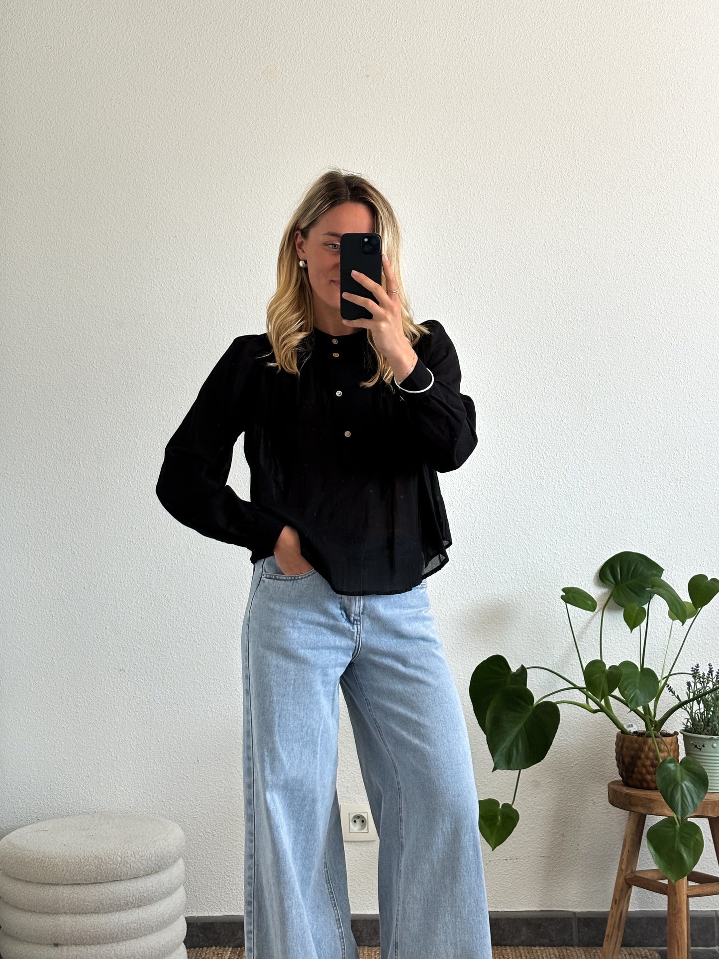BLOUSE MARION - NOIR