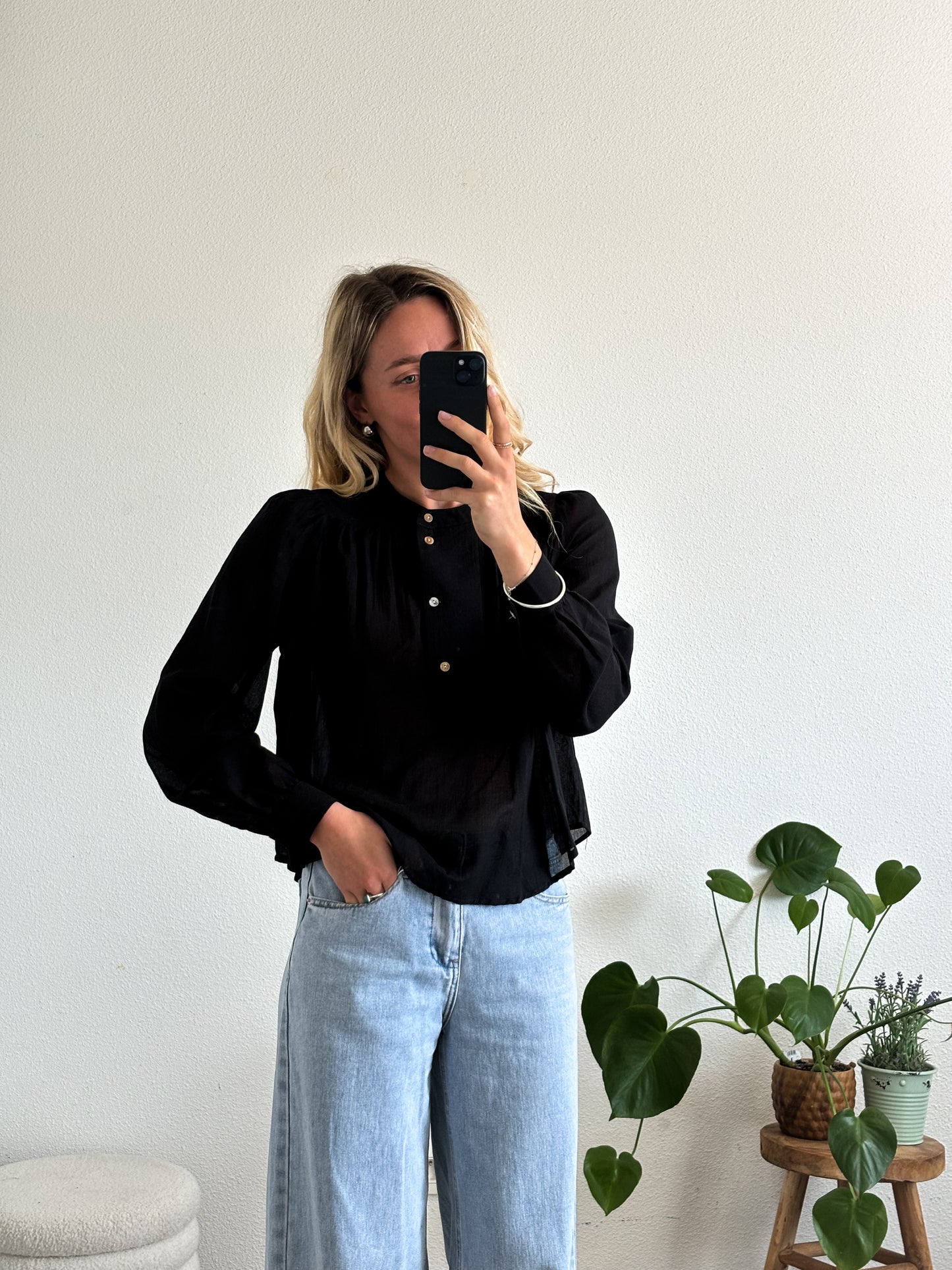 BLOUSE MARION - NOIR