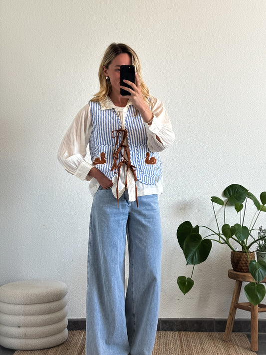 GILET FAB - BLEU