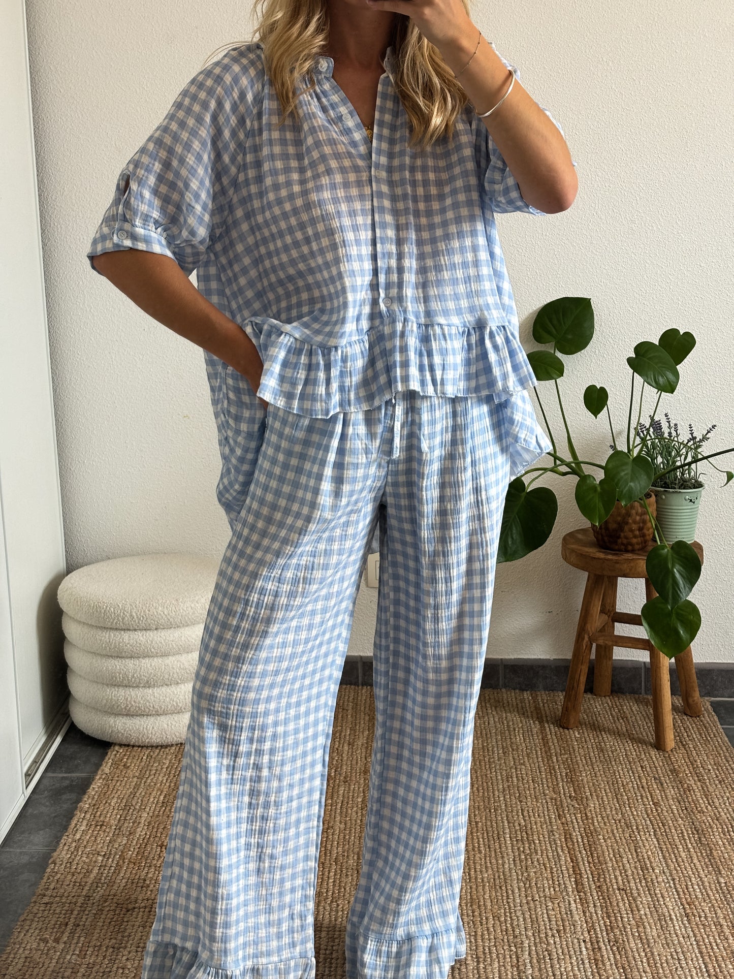 CHEMISE VAYNA - BLEU