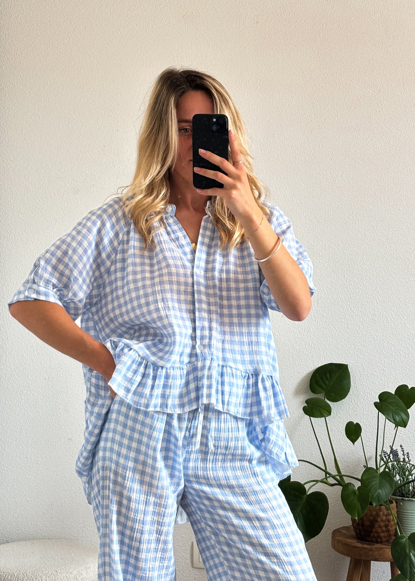 CHEMISE VAYNA - BLEU