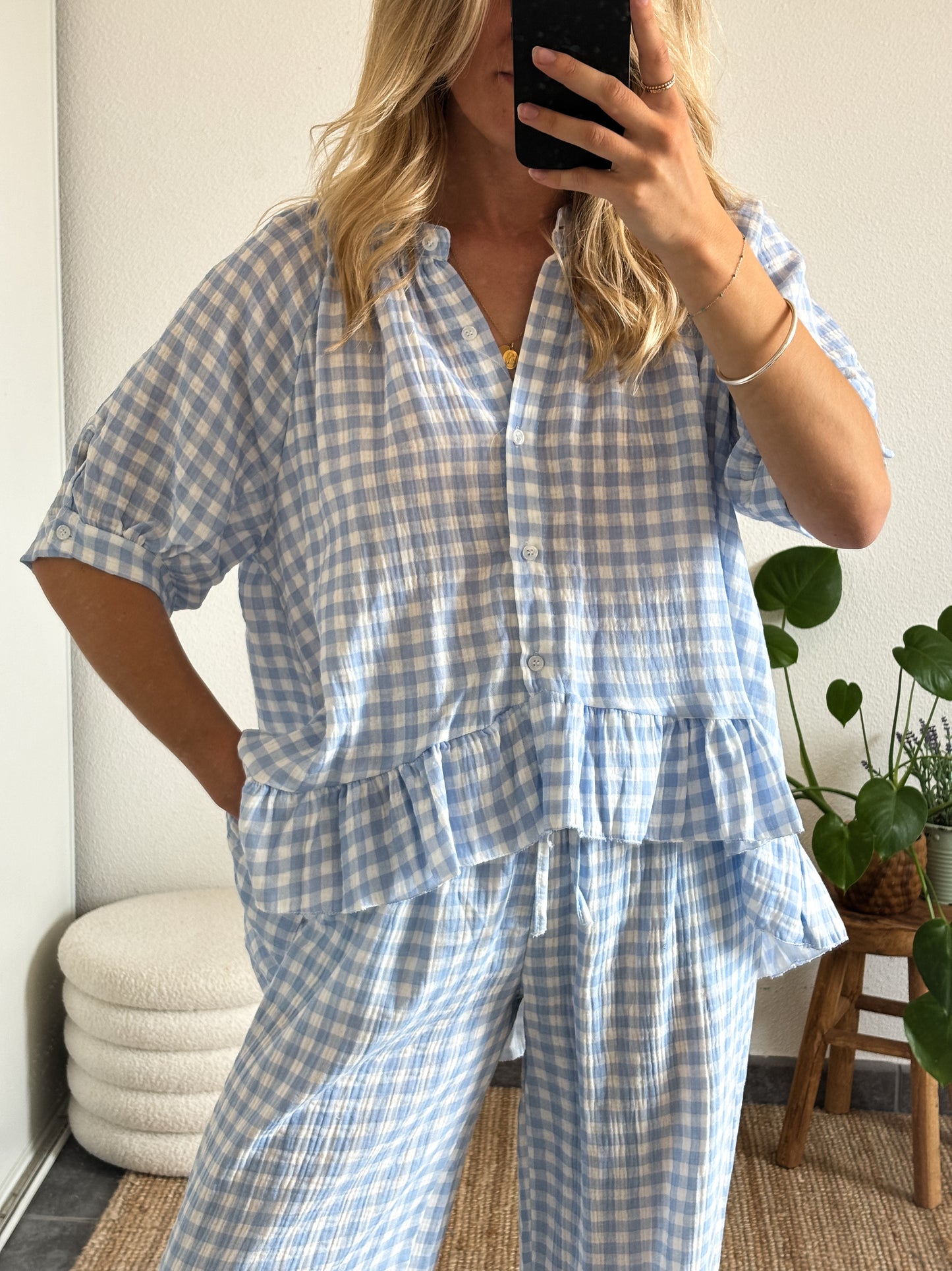 CHEMISE VAYNA - BLEU
