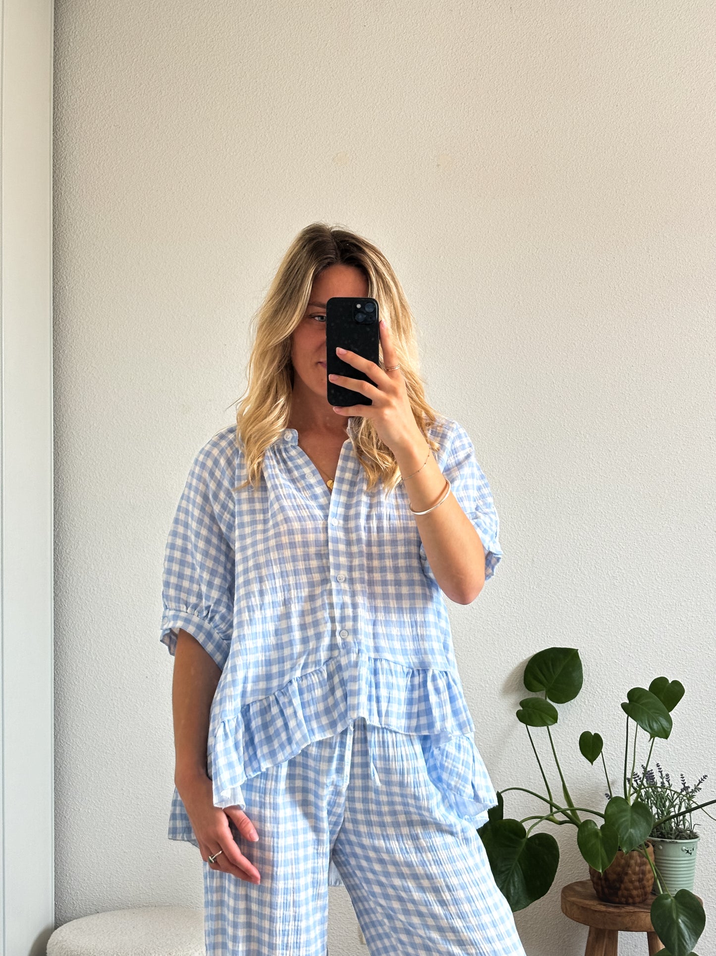 CHEMISE VAYNA - BLEU